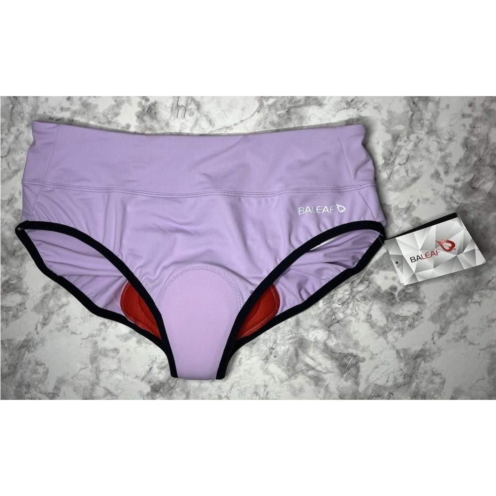 Baleaf Cycling Bike Underwear Padded Spin Briefs Shorts Women’s Size 2XL Purple